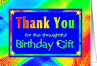 Thank You Cards for Birthday Gift from Greeting Card Universe