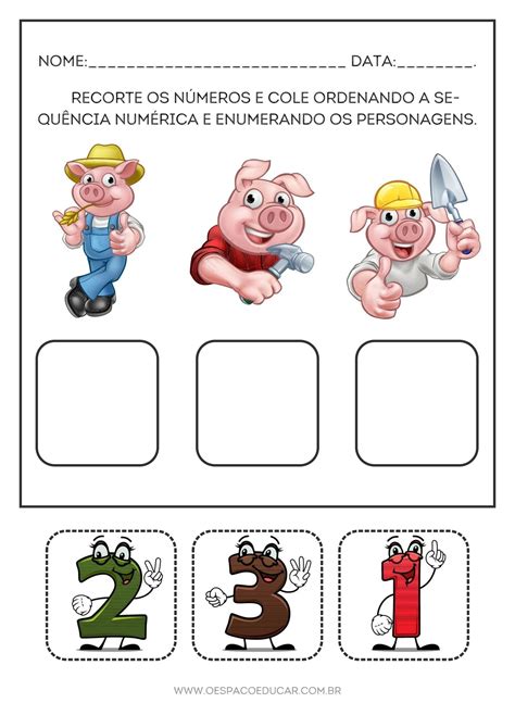 Atividades Porquinhos Educa O Infantil Edulearn