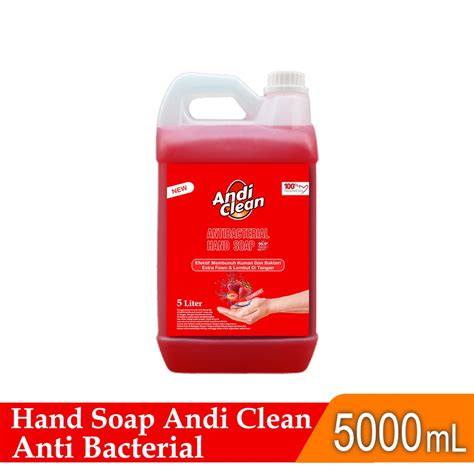 Jual Hand Wash Sabun Cuci Tangan Hand Soap Super Premium 5 Liter Andi Clean Shopee Indonesia