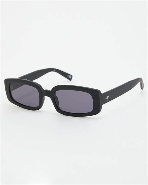 Le Specs Dynamite Sunglasses Matte Black Smoke Surfstitch