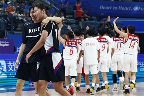 Divided again, South Korea beat North Korea in Asian Games basketball ...