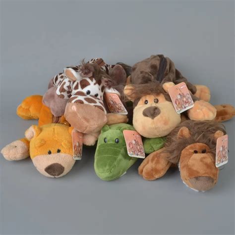 Forest Animals Stuffed Toy Cute Plush toys Bag Kawaii Pen Case School ...