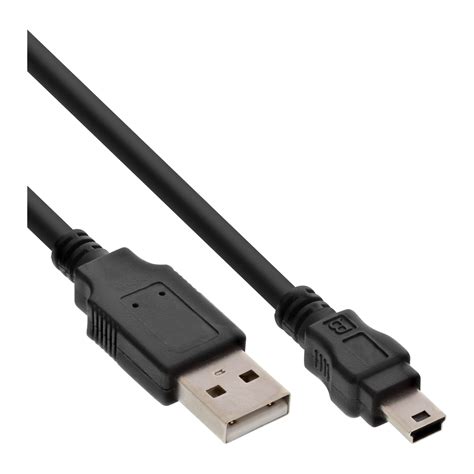 Inline 5m Usb 2 0 Cable Usb 5 M Usb A Mini Usb B Male Connector Male Connector 480 Mbit S