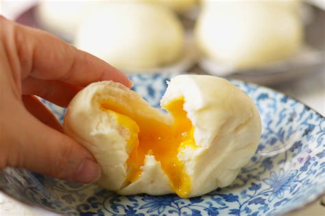 Salted Egg Yolk Custard Bao Liu Sha Bao Asian Inspirations