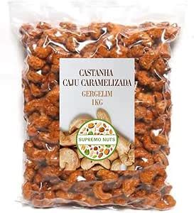 Castanha De Caju Caramelizadas Gergelim Supremo Nuts Kg Amazon