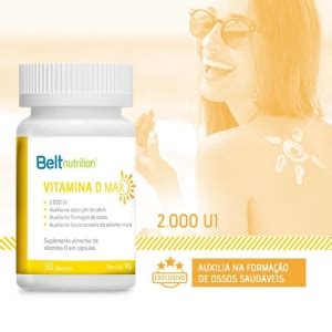 Vitamina D Max Belt Nutrition 30 Cápsulas Le Farma