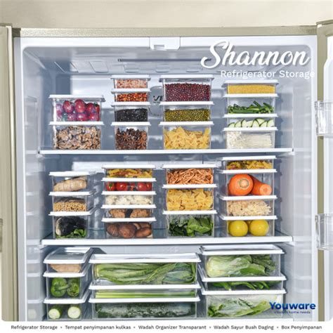 Promo Youware Shannon Kotak Penyimpanan Makanan Kulkas Food Storage