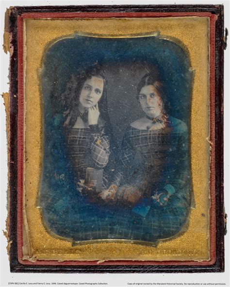 Cecilia Eliza & Fanny Emma Levy – Loeb Jewish Portrait Database