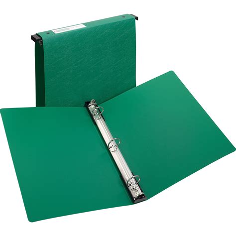 Avery Hanging 3 Ring Binder 1 Round Rings 1 Green Binder Walmart