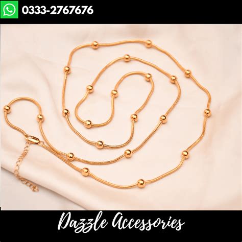 Golden Long Chain for ladies - Dazzle Accessories