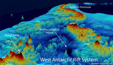 Detailed Map Of Antarctica Without Ice