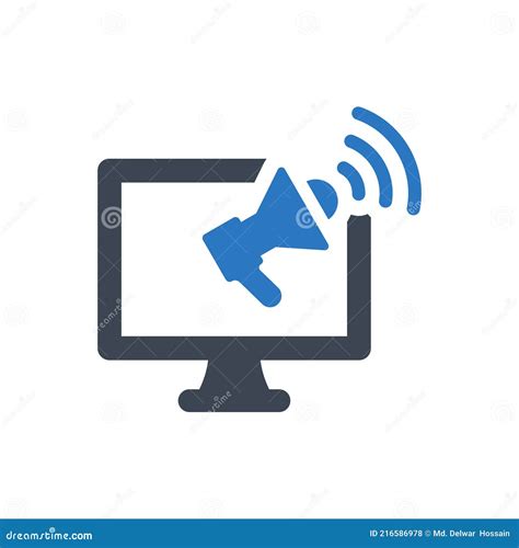 Television Advertisement Icon Vector Illustration | CartoonDealer.com