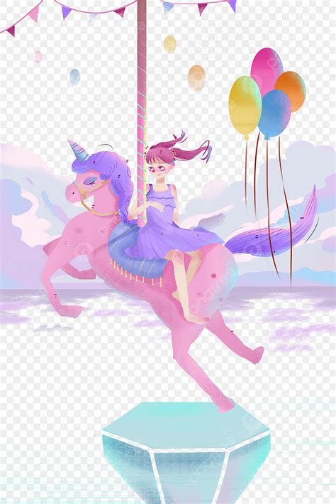 Fairy Tales Png Picture Pink Purple Fantasy Fairy Tale Unicorn Girl Pink Purple Unicorn Dream