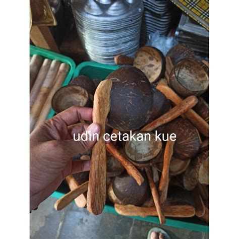 Jual Centong Sendok Batok Kelapa Cetakan Nasi Padang Bulat Shopee