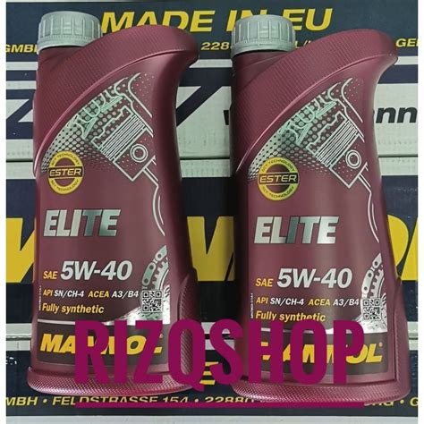 Original 7903 Elite Ester SAE 5W40 Fully Synthetic Engine Oil Minyak