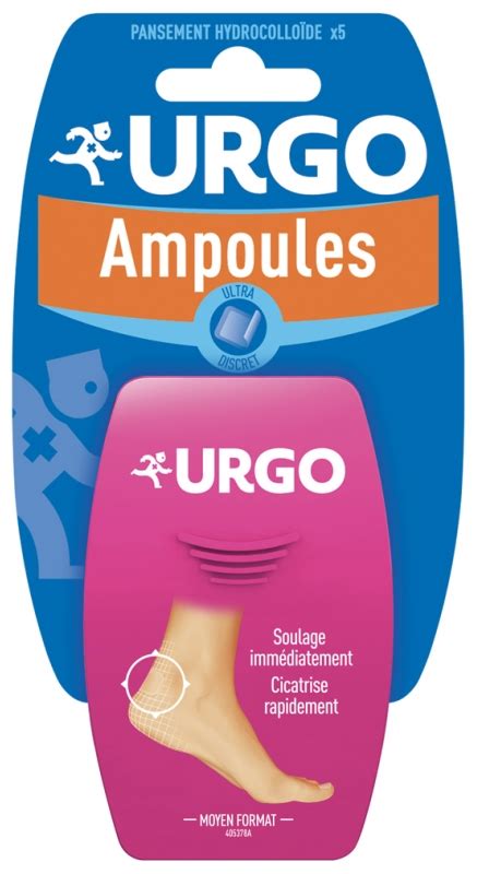 Pansements Ampoules Talon Moyen Format Urgo Pansements Hydrocollo Des