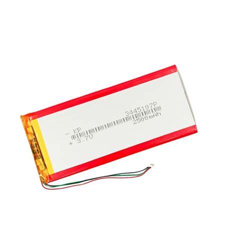 V Mah Lithium Polymer Lipo Rechargeable Battery Model Kp