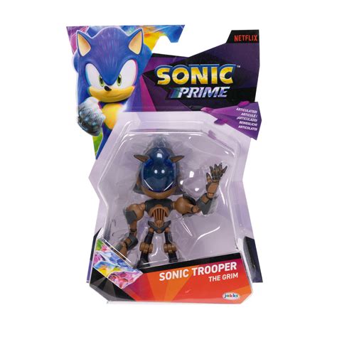 Sonic Prime Toy Hedgehog - 5" Articulated Action Figure - Chaos Sonic - The Grim - Walmart.com