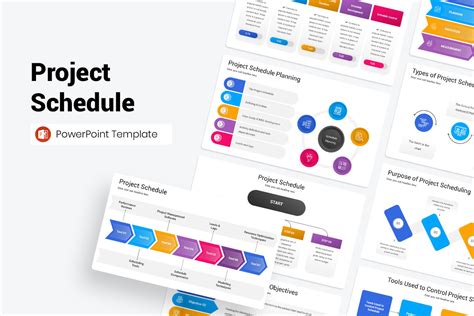 Project Schedule PowerPoint Template | Nulivo Market