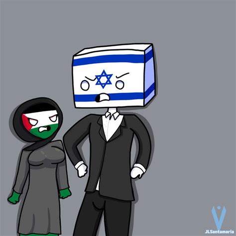 Countryhumans Israel Vs Palestina By Jose11santamari On Deviantart