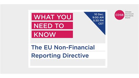 Highlights The Eu Non Financial Reporting Directive What You Need To