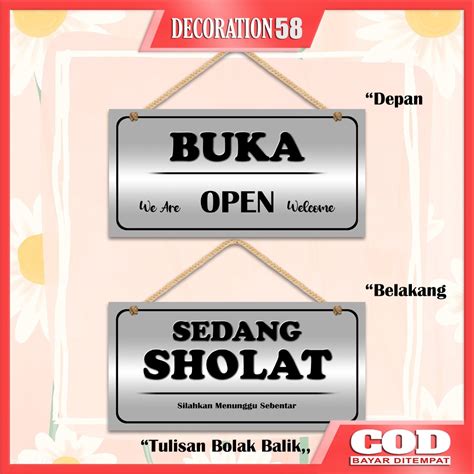 Jual Wall Decor Hiasan Pajangan Dinding Gantungan Pintu Rumah Toko