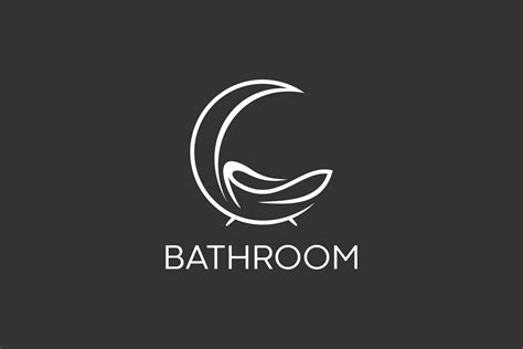 Bathtub Logo With Abstract Design Graphic By Bayu Pj Creative Fabrica