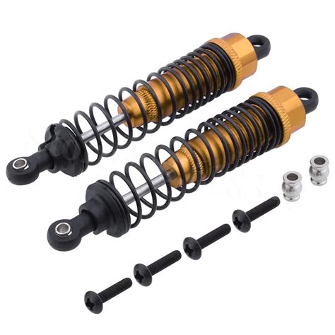 Pcs Oil Filled Aluminum Front Shock Absorber Assembled For Rc