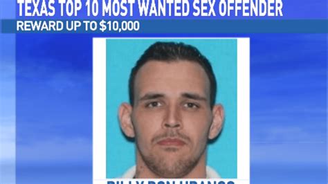 Reward Upped To 10k For Texas 10 Most Wanted Sex Offender