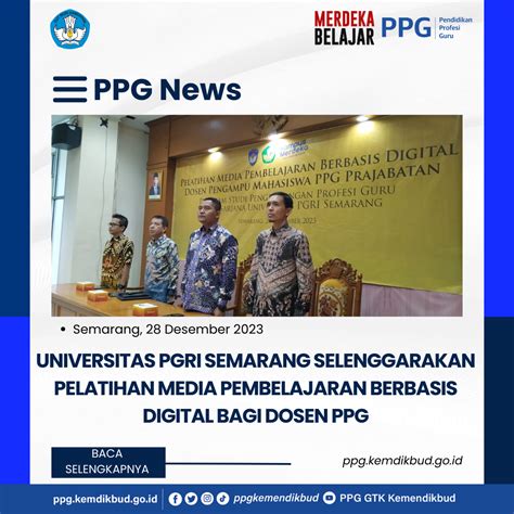 Universitas PGRI Semarang Selenggarakan Pelatihan Media Pembelajaran