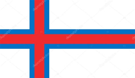 Faroe Islands Flag Stock Vector Image by ©megastocker #1377984