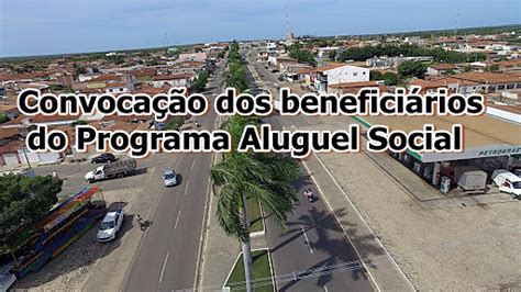 Convocação dos beneficiários do Programa Aluguel Social O IRREVERENTE