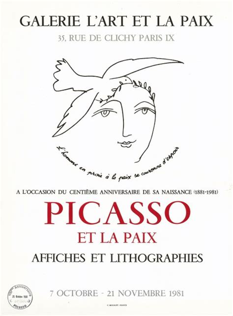 Pablo Picasso 1881 1973 Picasso Et La Paix Catawiki