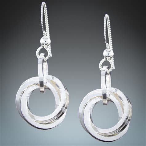 Dangle Silver Earrings For Women