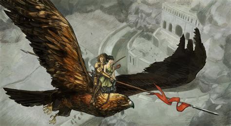 Giant Eagle Rider By BrentWoodside On DeviantArt