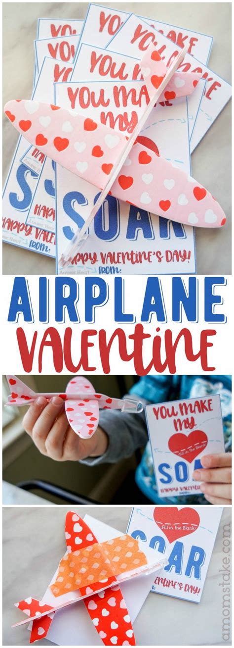 You Make My Heart Soar Airplane Valentines A Moms Take