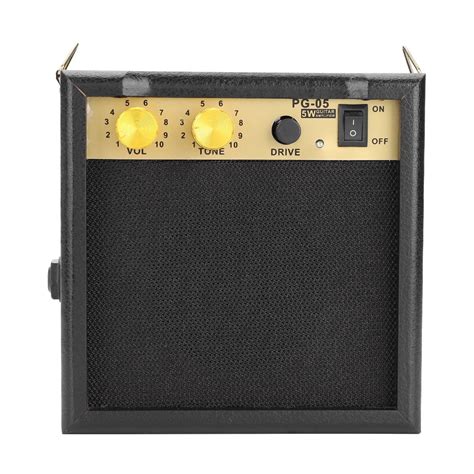 Pg 05 5w Dc 9v Powered Electric Guitar Amp Amplifier Speaker With Volume