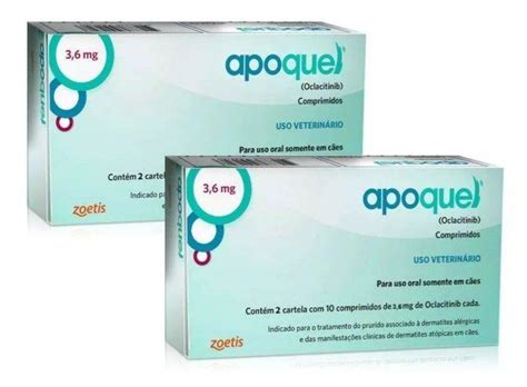 Combo Unidades Apoquel Dermatol Gico Mg Zoetis Farm Cia Pet