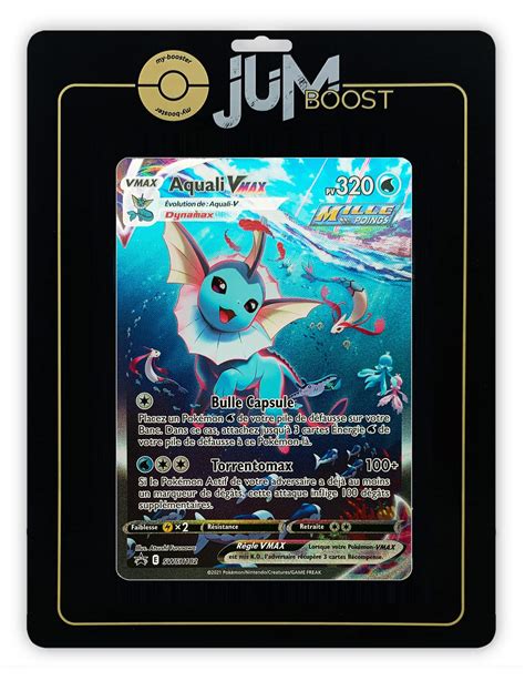 Buy Aquali Vmax Vaporeon Vmax Swsh Full Art Jumbo Jumboost X