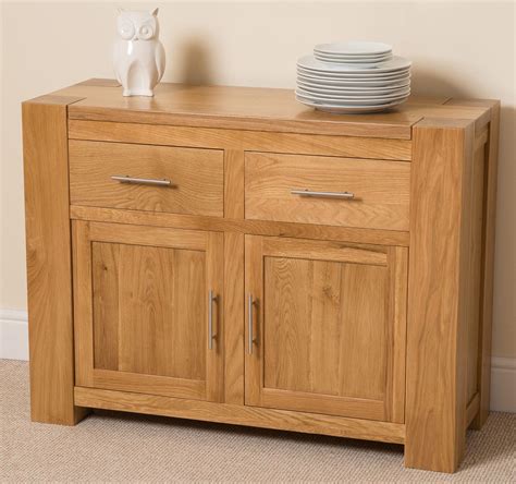 Kuba Solid Oak Small Sideboard | Oak Furniture King