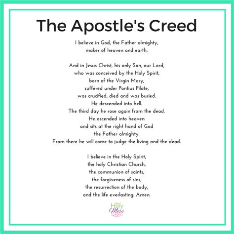 The Apostles Creed Everything You Need To Know Apostles Creed God