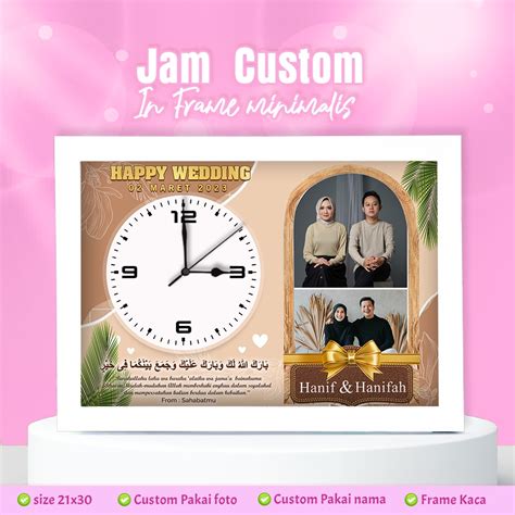 Jual Kado Ulang Tahun Cetak Foto Jam Kado Jam Hiasan Dinding