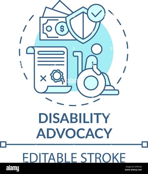 Disability Advocacy Concept Icon Stock Vector Image And Art Alamy