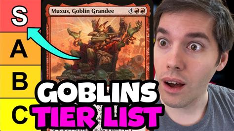 Hour Of Ranking Goblin Cards On A Tier List Magic The Gathering