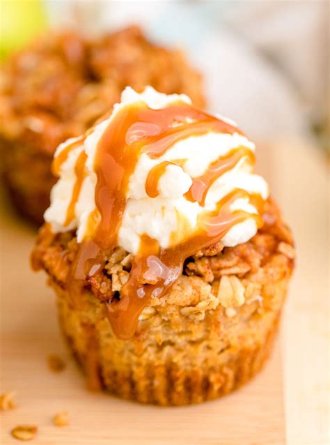 Mini Caramel Apple Cheesecakes With Streusel Topping Xoxobella