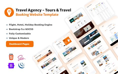 Travel Agency - Tours & Travel Booking Website Template