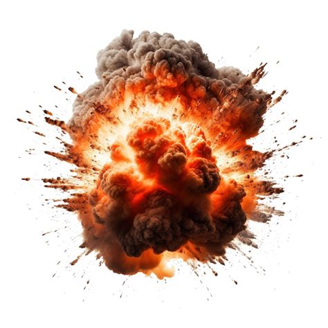 Premium PSD | Dynamite or bomb explosion arson