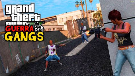 Gta V Guerra De Gangs Novos Membros Na Nossa Gangue E Ca Amos Treta