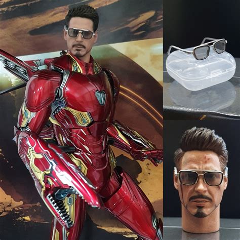 Jual Kacamata Tony Stark EDITH Scale Action Figure For Hot Toys Shopee Indonesia