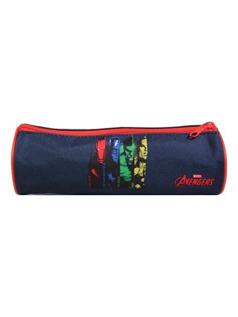 Bagtrotter Trousse Scolaire Ronde Avengers Bleue Bleu Kiabi